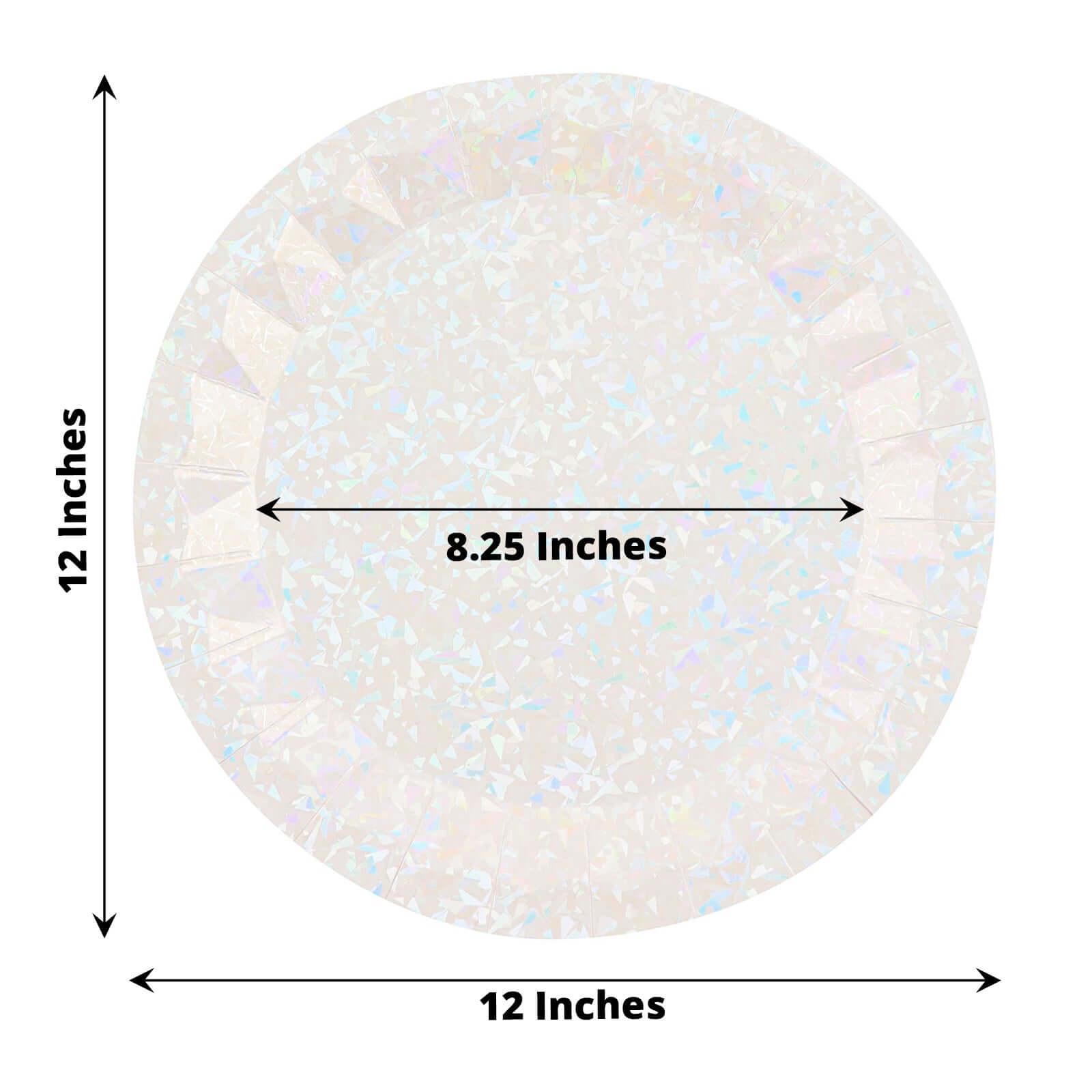 Iridescent Round Charger Plate - Image 2
