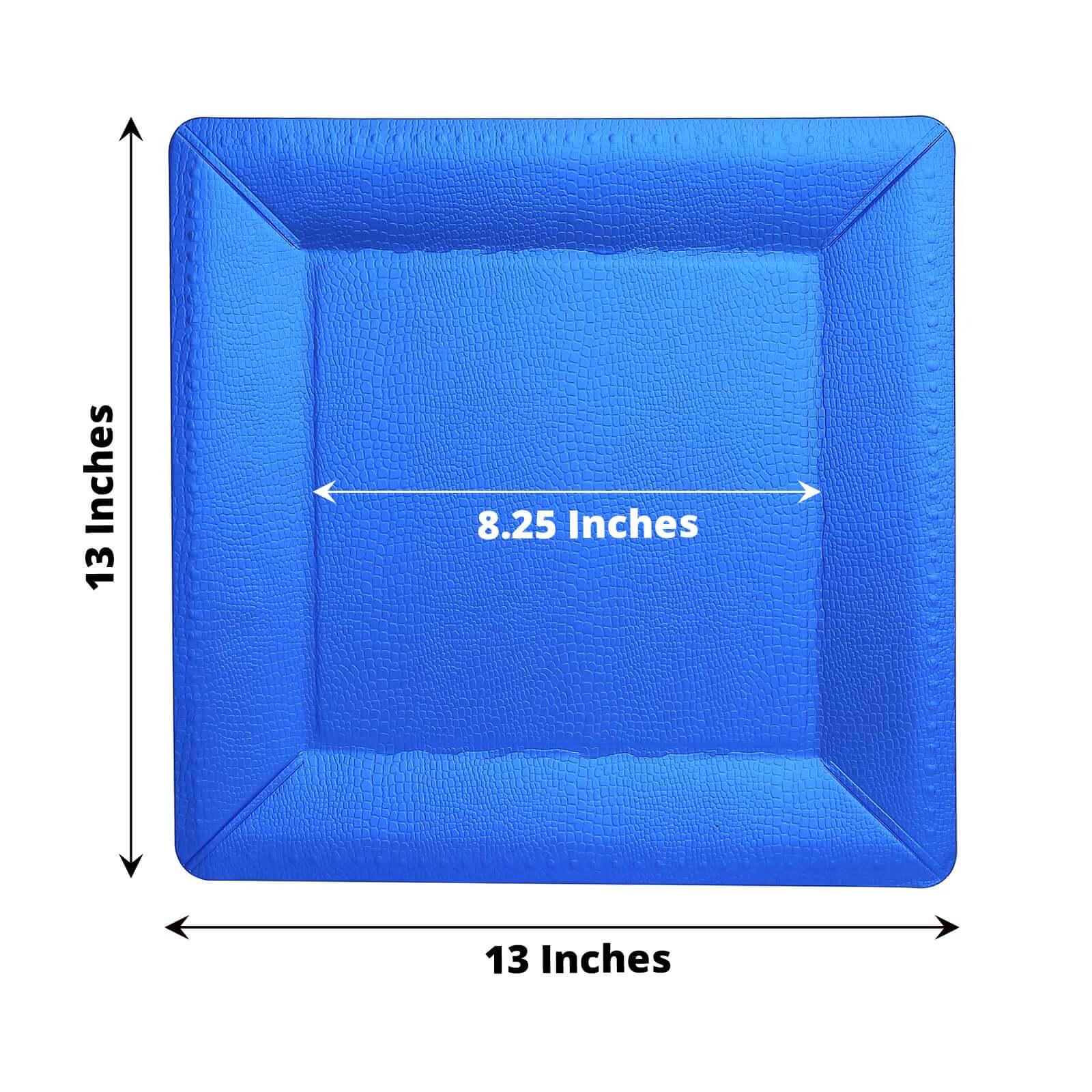 Cobalt Blue Square Charger Plate - Image 2